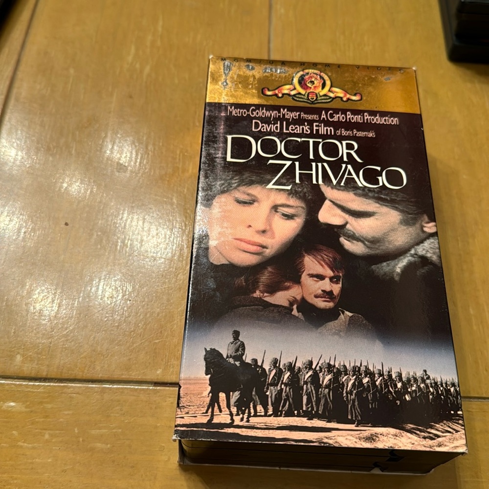 Doctor Zhivago 2 Tape VHS Set